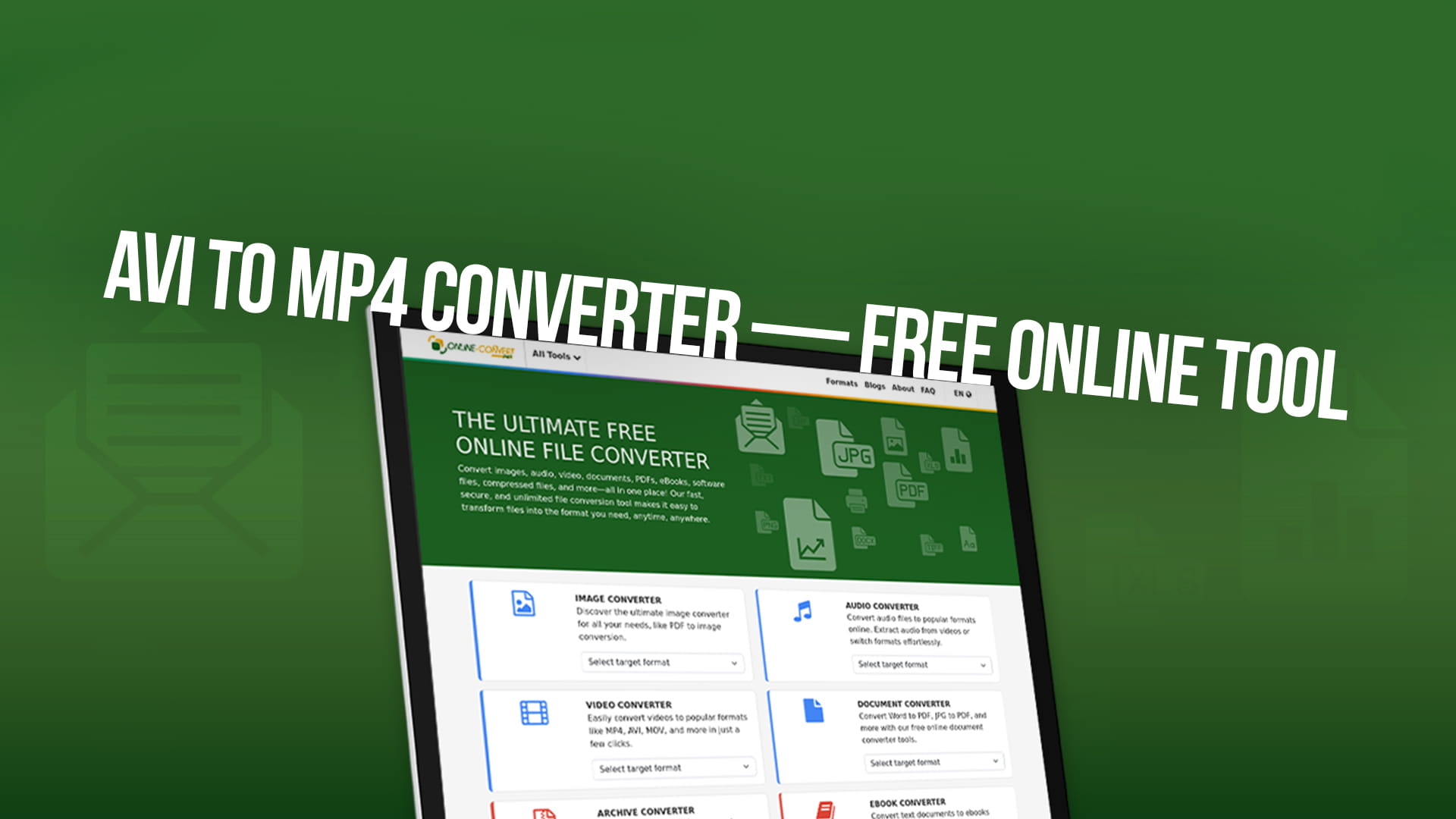AVI to MP4 Converter — Free Online Tool