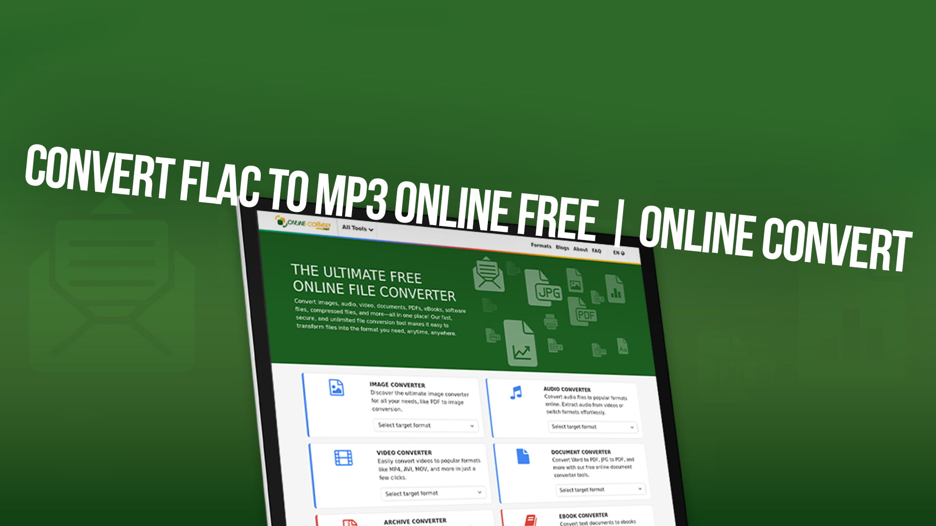 Convert FLAC to MP3 Online Free | Online Convert