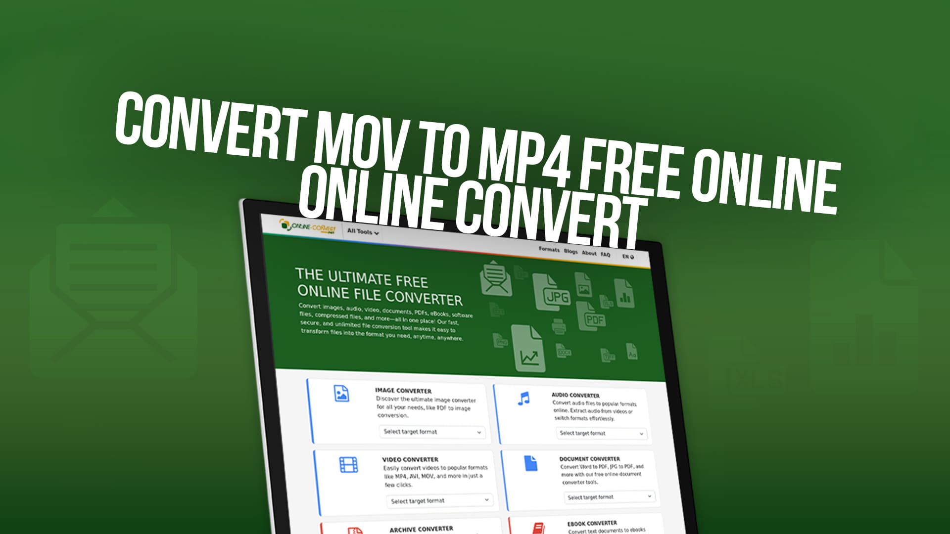 Convert MOV to MP4 Free Online | Online Convert