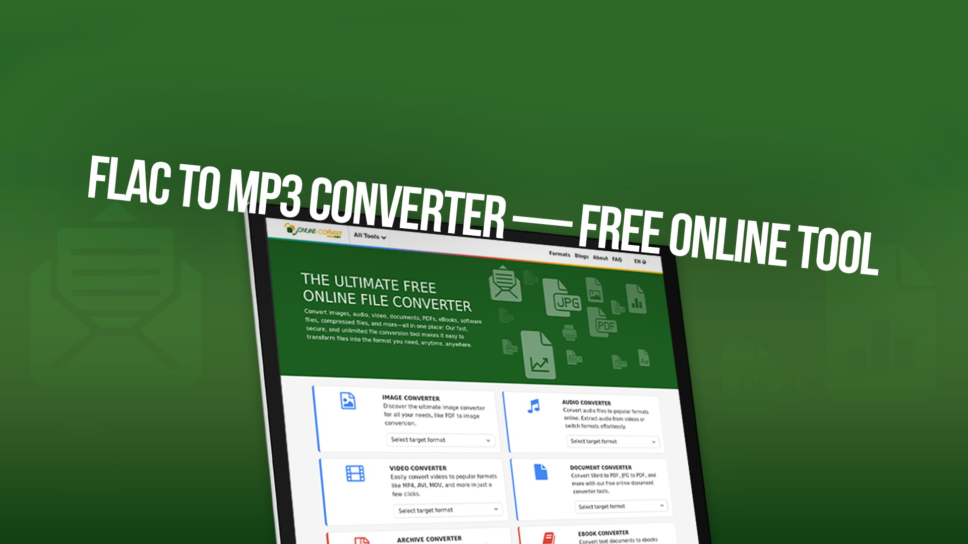 FLAC to MP3 Converter — Free Online Tool