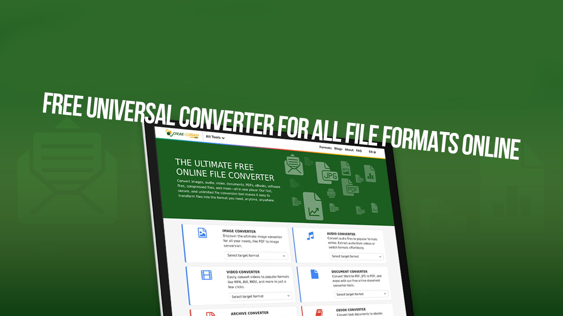 Free Universal Converter for All File Formats Online