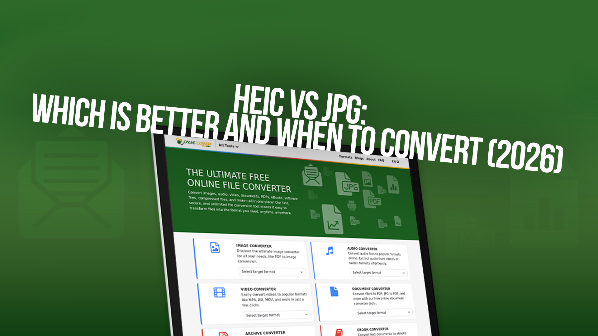 HEIC vs JPG: Which Is Better and When to Convert (2026)