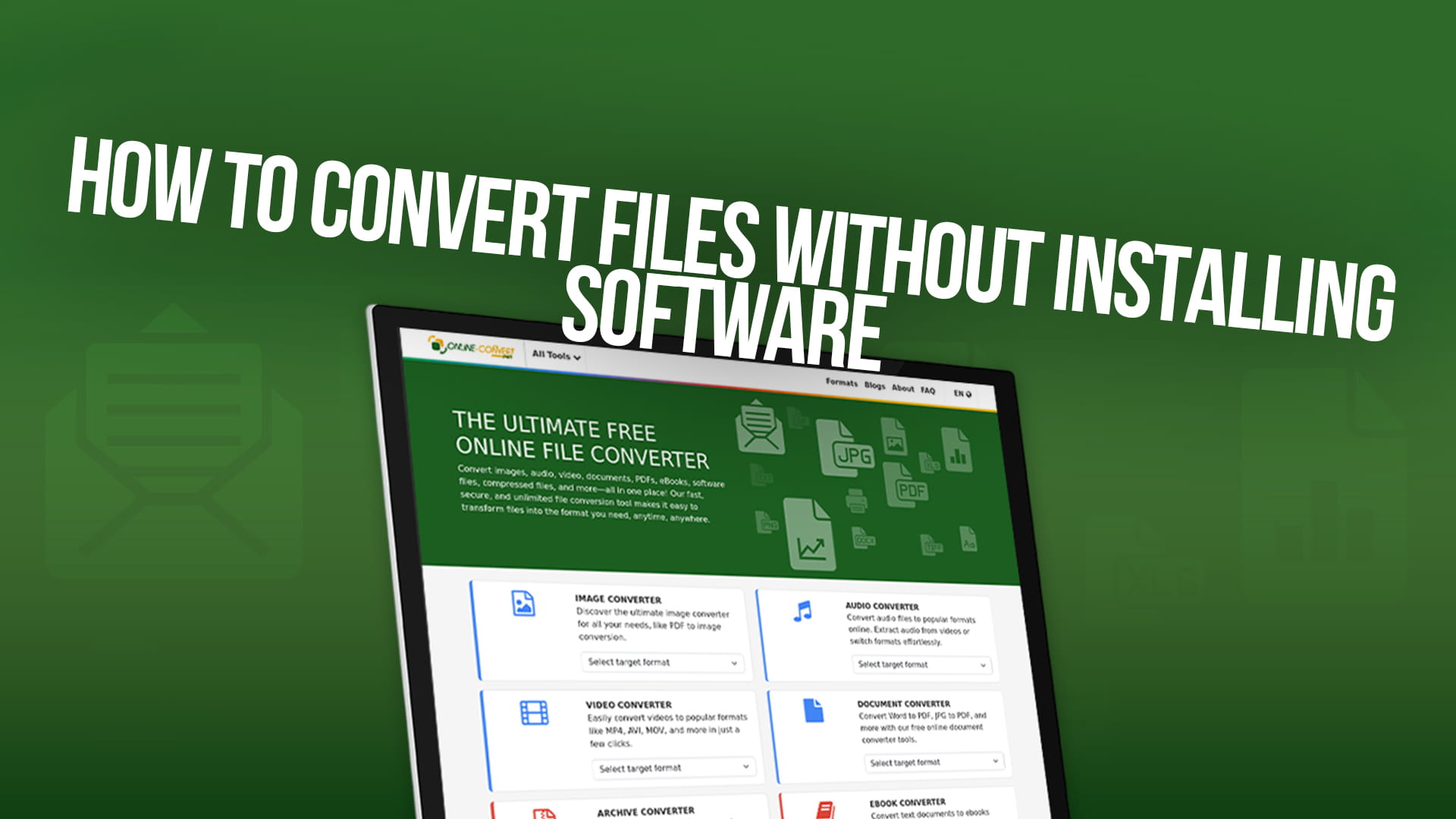 How to Convert Files Without Installing Software