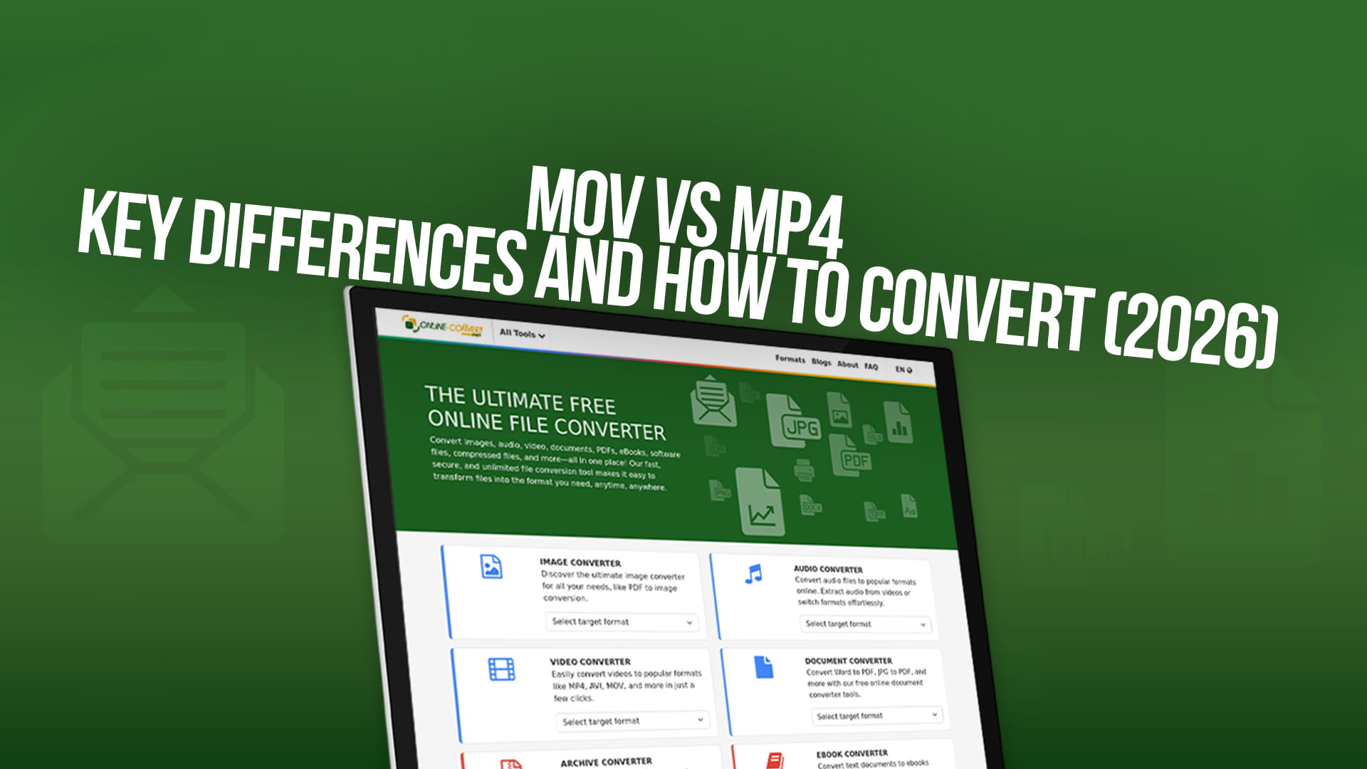 MOV vs MP4: Key Differences and How to Convert (2026)
