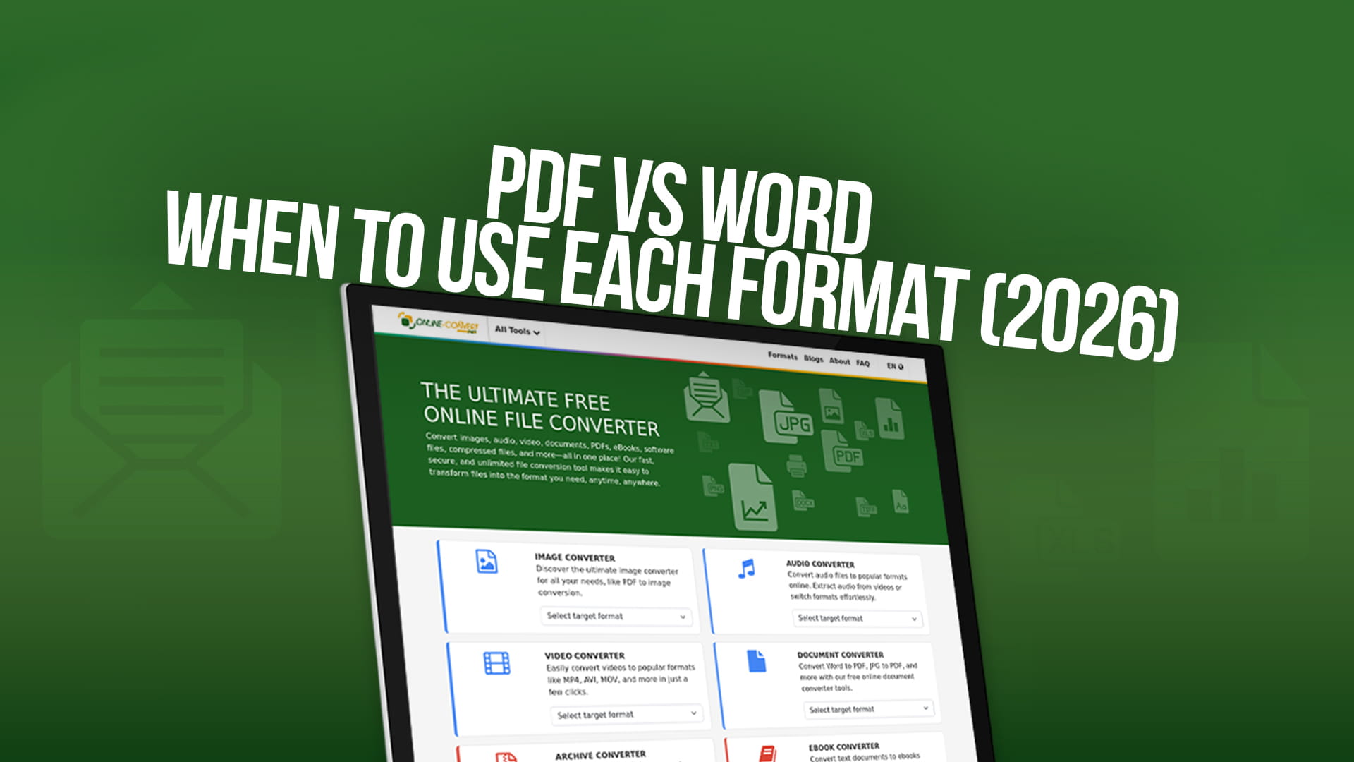 PDF vs Word: When to Use Each Format (2026)